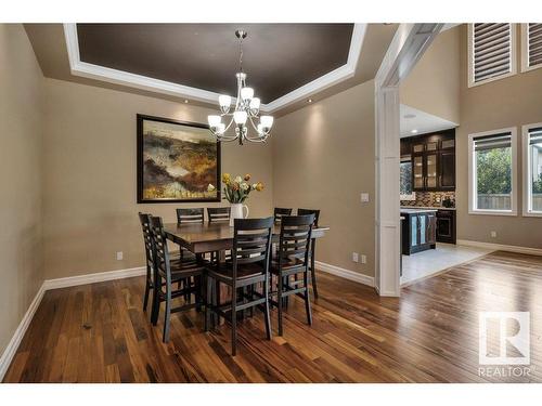 1211 Adamson Drive, Edmonton, AB - Indoor Photo Showing Dining Room