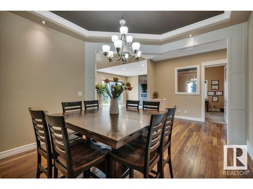 1211 Adamson Drive, Edmonton, AB - Indoor Photo Showing Dining Room