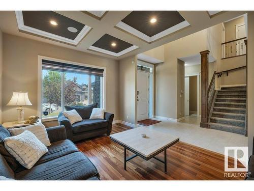 1211 Adamson Drive, Edmonton, AB - Indoor Photo Showing Living Room