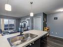 446 1196 Hyndman Road Nw, Edmonton, AB  - Indoor Photo Showing Kitchen With Double Sink 