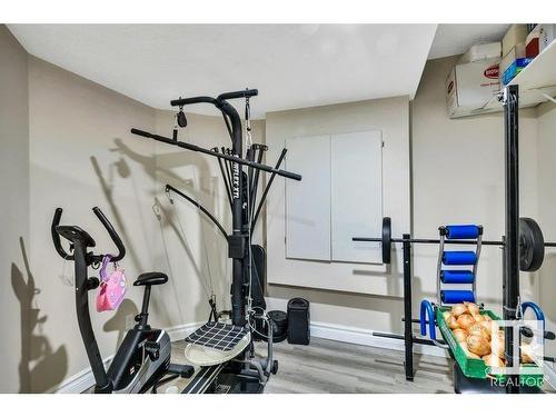 1809 33B Avenue, Edmonton, AB - Indoor Photo Showing Gym Room