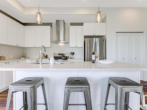 511 1316 Windermere Way, Edmonton, AB - Indoor Photo Showing Kitchen With Stainless Steel Kitchen With Double Sink