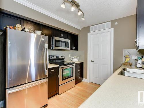 409 14604 125 Street, Edmonton, AB - Indoor Photo Showing Kitchen With Stainless Steel Kitchen