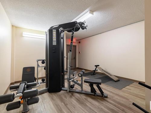 505 10160 116 Street, Edmonton, AB - Indoor Photo Showing Gym Room