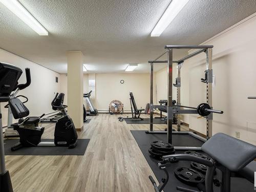 505 10160 116 Street, Edmonton, AB - Indoor Photo Showing Gym Room