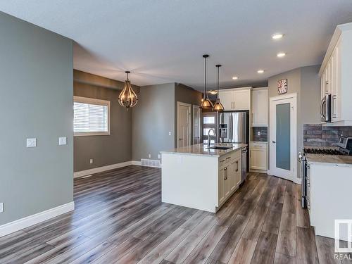 11243 102 Street, Edmonton, AB - Indoor Photo Showing Kitchen With Stainless Steel Kitchen