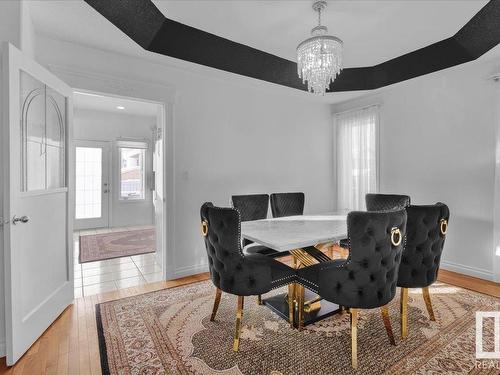 3508 24 Street, Edmonton, AB - Indoor Photo Showing Dining Room