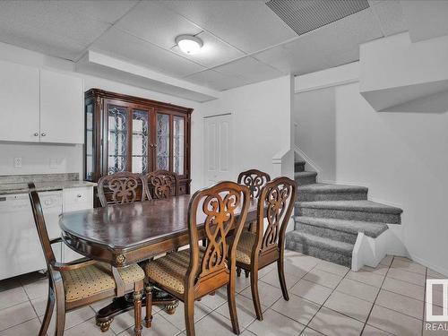 3508 24 Street, Edmonton, AB - Indoor Photo Showing Dining Room