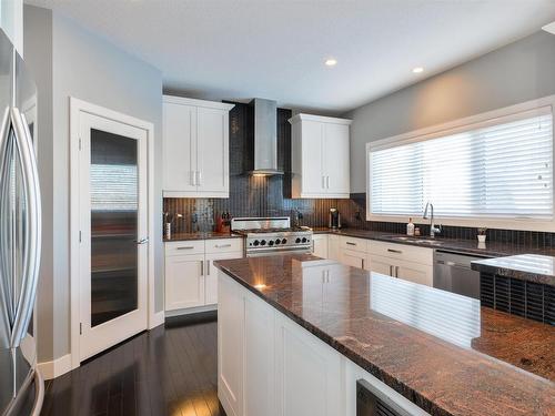 35 10550 Ellerslie Road, Edmonton, AB - Indoor Photo Showing Kitchen With Double Sink With Upgraded Kitchen