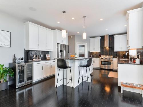 35 10550 Ellerslie Road, Edmonton, AB - Indoor Photo Showing Kitchen With Upgraded Kitchen