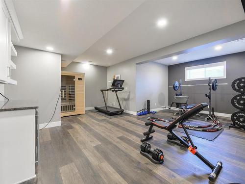 35 10550 Ellerslie Road, Edmonton, AB - Indoor Photo Showing Gym Room