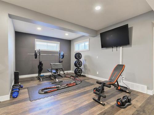 35 10550 Ellerslie Road, Edmonton, AB - Indoor Photo Showing Gym Room