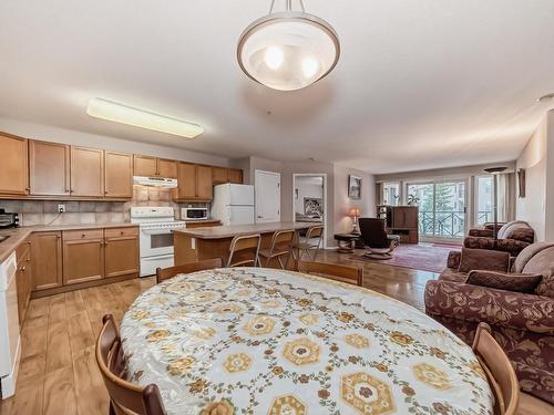 312 8956 156 Street, Edmonton, AB - Indoor Photo Showing Kitchen With Double Sink