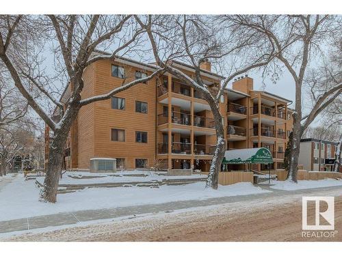 203 10421 93 Street, Edmonton, AB - Outdoor With Balcony With Facade