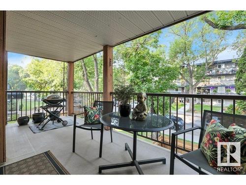 203 10421 93 Street, Edmonton, AB - Outdoor With Balcony With Deck Patio Veranda With Exterior