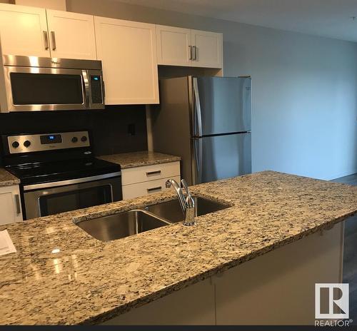 335 390 Windermere Road, Edmonton, AB - Indoor Photo Showing Kitchen With Stainless Steel Kitchen With Double Sink