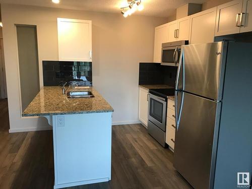 335 390 Windermere Road, Edmonton, AB - Indoor Photo Showing Kitchen With Stainless Steel Kitchen With Double Sink