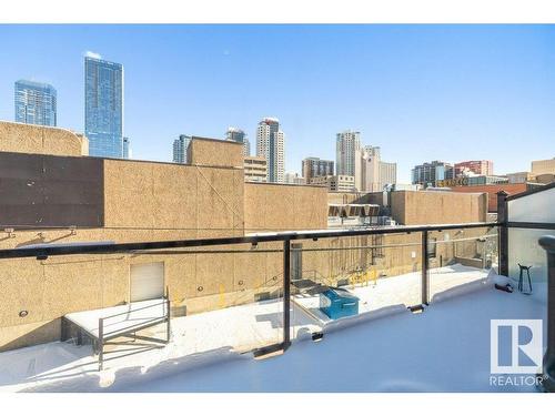 110 10265 107 Street, Edmonton, AB - Outdoor With Balcony