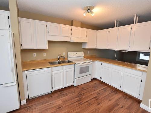 14131 26 Street, Edmonton, AB - Indoor Photo Showing Kitchen With Double Sink