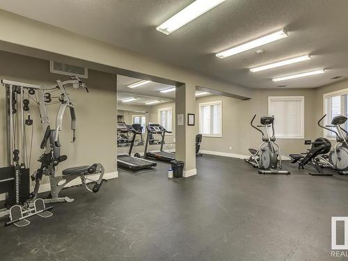 233 6079 Maynard Way, Edmonton, AB - Indoor Photo Showing Gym Room