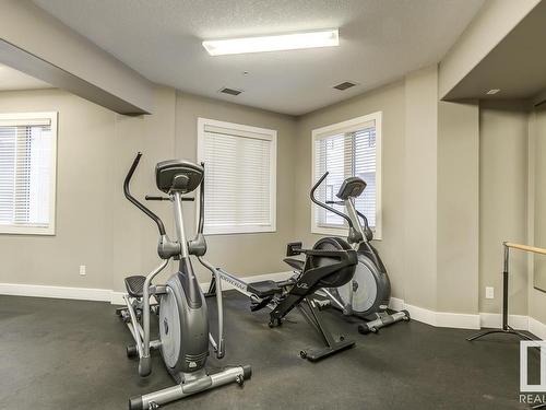 233 6079 Maynard Way, Edmonton, AB - Indoor Photo Showing Gym Room