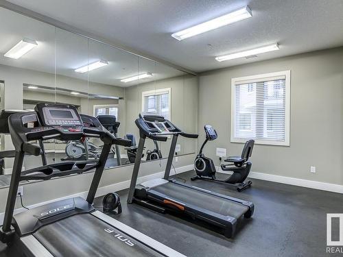 233 6079 Maynard Way, Edmonton, AB - Indoor Photo Showing Gym Room