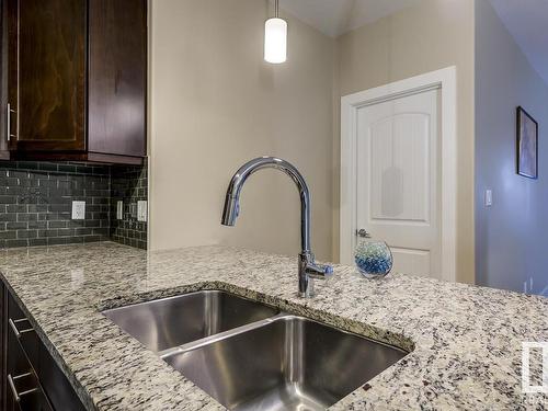 233 6079 Maynard Way, Edmonton, AB - Indoor Photo Showing Kitchen With Double Sink