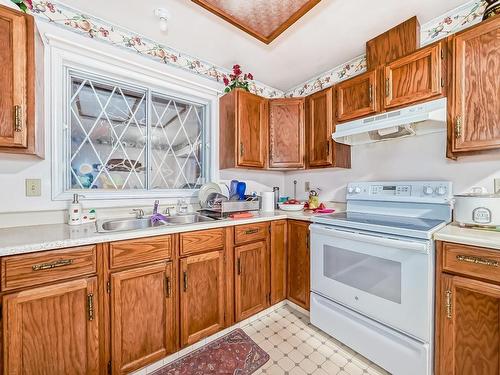 7348 188 Street Nw, Edmonton, AB - Indoor Photo Showing Kitchen With Double Sink