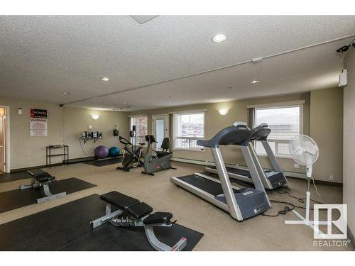 1104 330 Clareview Station Drive, Edmonton, AB - Indoor Photo Showing Gym Room