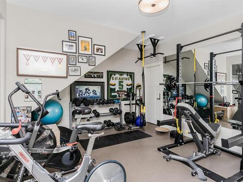 12708 39 Avenue, Edmonton, AB - Indoor Photo Showing Gym Room