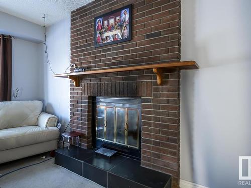 4571 32 Avenue, Edmonton, AB - Indoor With Fireplace