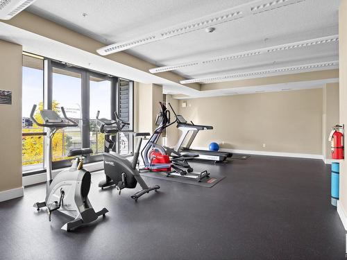 604 11080 Ellerslie Road, Edmonton, AB - Indoor Photo Showing Gym Room