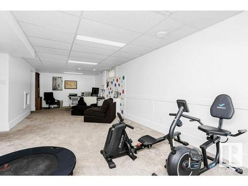 3519 20 Avenue, Edmonton, AB - Indoor Photo Showing Gym Room