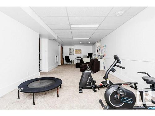 3519 20 Avenue, Edmonton, AB - Indoor Photo Showing Gym Room