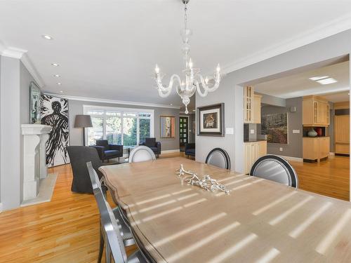 9507 141 Street, Edmonton, AB - Indoor Photo Showing Dining Room