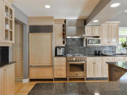 9507 141 Street, Edmonton, AB - Indoor Photo Showing Kitchen With Upgraded Kitchen