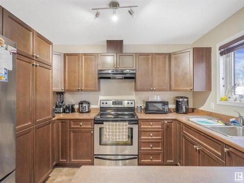 2 11841 97 Street, Edmonton, AB - Indoor Photo Showing Kitchen With Double Sink