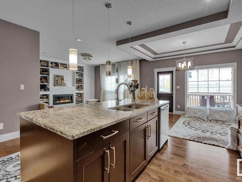 5264 17 Avenue, Edmonton, AB - Indoor Photo Showing Kitchen With Double Sink