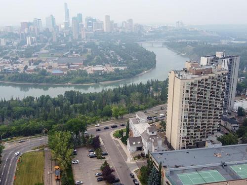 206 10149 Saskatchewan Drive, Edmonton, AB - Outdoor With Body Of Water With View