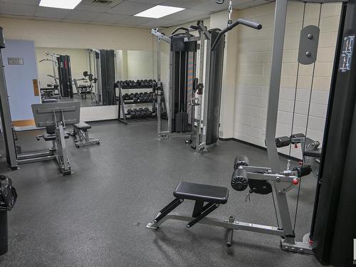 206 10149 Saskatchewan Drive, Edmonton, AB - Indoor Photo Showing Gym Room