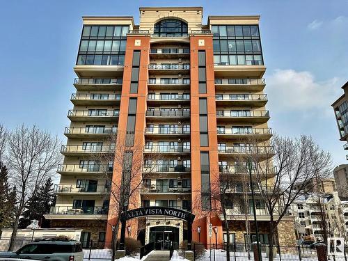 705 10319 111 Street, Edmonton, AB - Outdoor With Balcony With Facade