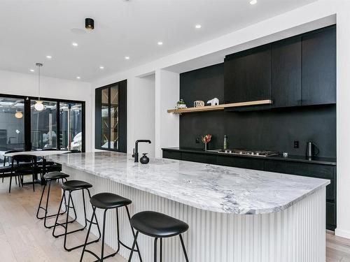 9952 82 Street, Edmonton, AB - Indoor Photo Showing Kitchen With Upgraded Kitchen