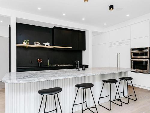 9952 82 Street, Edmonton, AB - Indoor Photo Showing Kitchen With Upgraded Kitchen