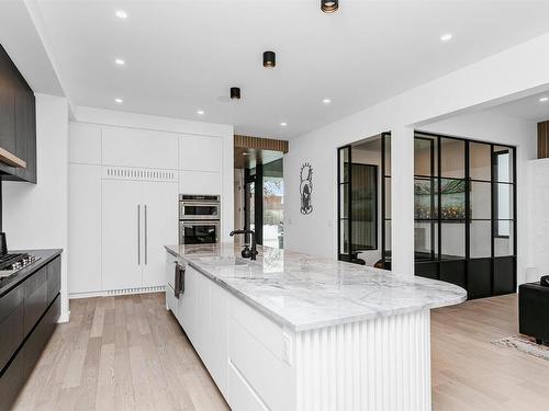 9952 82 Street, Edmonton, AB - Indoor Photo Showing Kitchen With Upgraded Kitchen