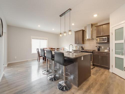 2440 18 Avenue, Edmonton, AB - Indoor Photo Showing Kitchen With Upgraded Kitchen