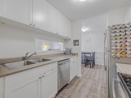 302 600 Kirkness Road, Edmonton, AB - Indoor Photo Showing Kitchen With Double Sink