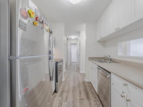 302 600 Kirkness Road, Edmonton, AB - Indoor Photo Showing Kitchen With Double Sink