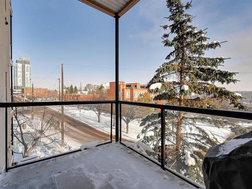 302 9503 101 Avenue, Edmonton, AB - Outdoor With Balcony With View