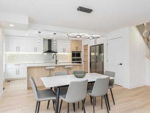 9404 173 Street, Edmonton, AB - Indoor Photo Showing Dining Room