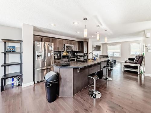 17804 6 Avenue, Edmonton, AB - Indoor Photo Showing Kitchen With Upgraded Kitchen